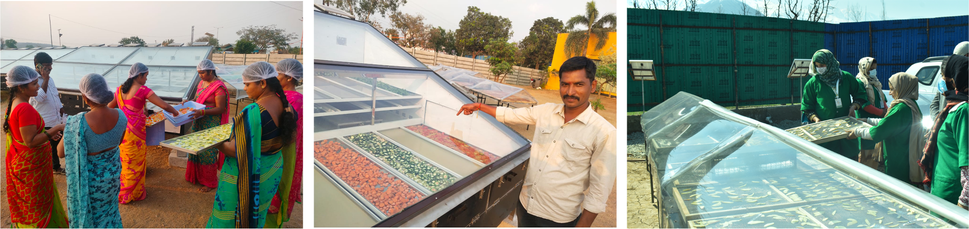 Our Solar Drying Projects in J&K and Telangana go live