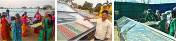 Our Solar Drying Projects in J&K and Telangana go live